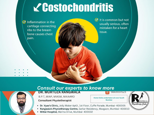 Costochondritis is the inflammation of the cartilage connect
