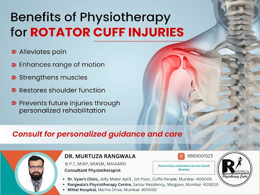 Physiotherapy for rotator cuff injuries offers significant b