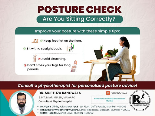 Improving your posture can reduce discomfort and prevent lon