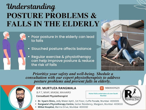 Posture problems in the elderly, like forward head posture a