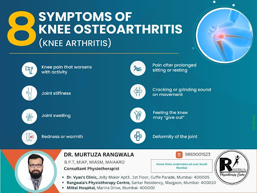 If you start experiencing knee pain, and stiffness on a routine basis, check for