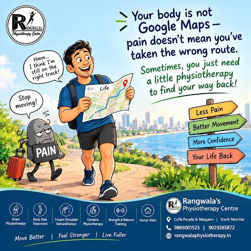 Your body is not Google Maps! 🗺️

Pain doesn’t necessarily 