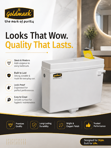 Upgrade your bathroom with Goldmark flushing cisterns—where Looks…