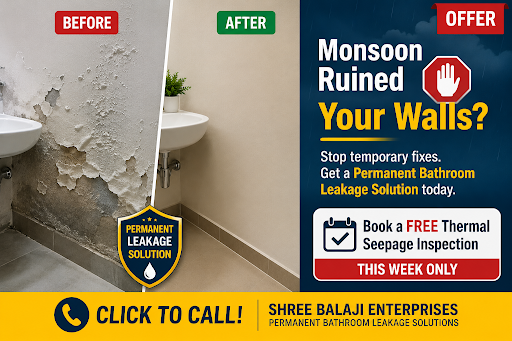 🛑 Stop temporary fixes. 

Get a Permanent Bathroo
