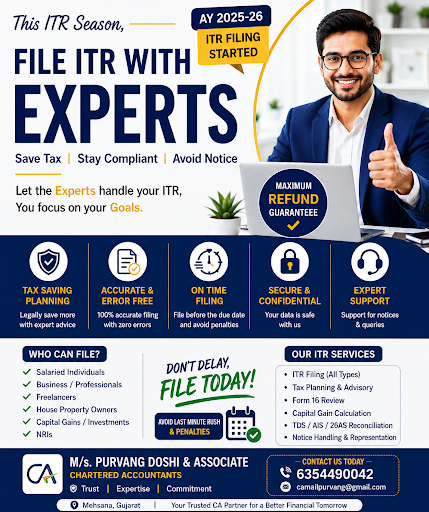 📢 ITR Filing Season is Here!

🧾 Income Tax Return (ITR) Fi