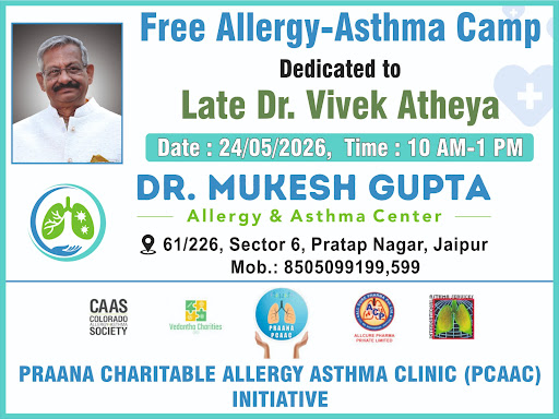 Free Allergy-Asthma Camp in Pratap Nagar, Jaipur